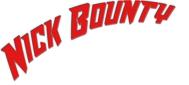 Logo reading 'Nick Bounty: The Goat in the Grey Fedora'